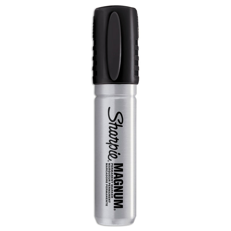 Sharpie Magnum Permanent Marker, Broad Chisel Tip, Black