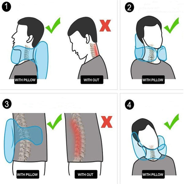 Airplane Hoodie Travel Pillow for Comfort