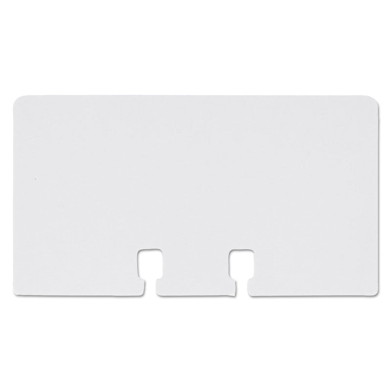 Rolodex Plain Unruled Refill Card, 2.25 x 4, White, 100 Cards/Pack