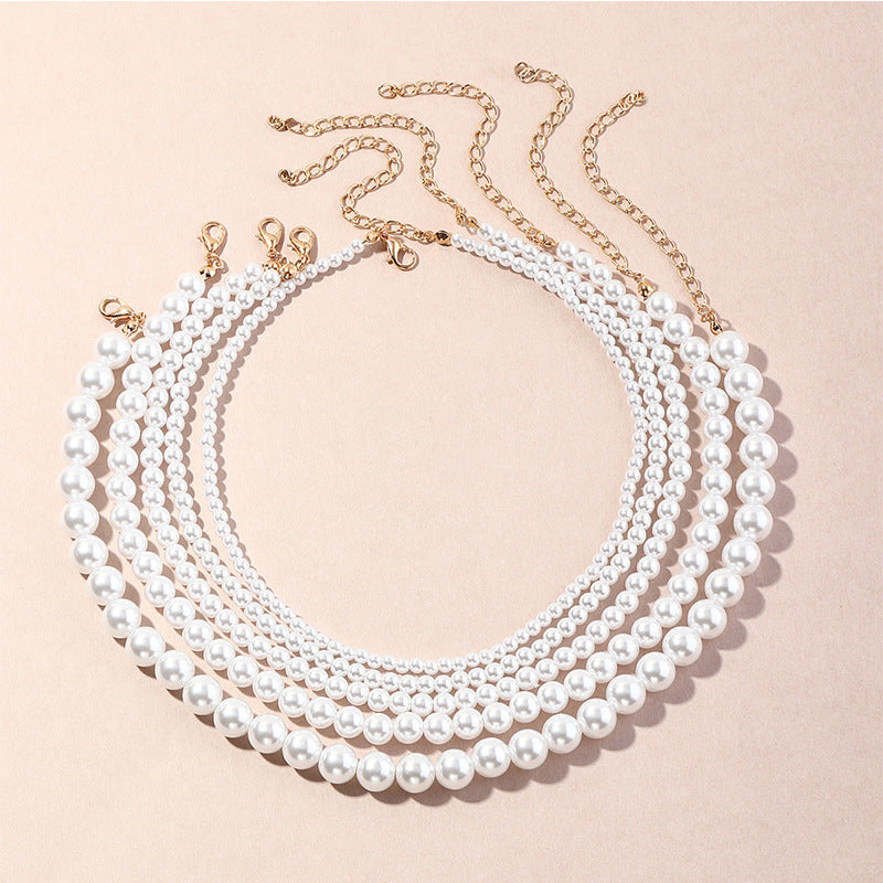 Custom Elegant Pearl Necklace Jewelry for Women