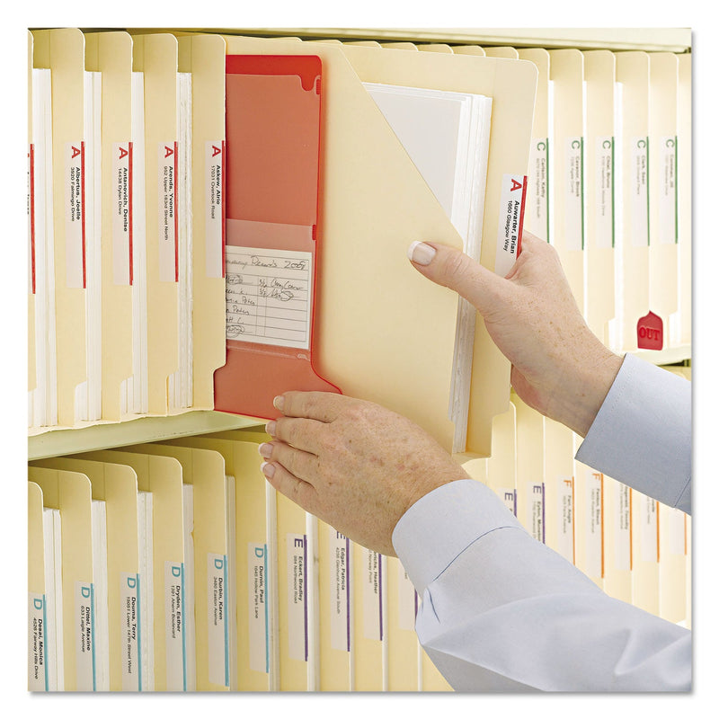 Smead End Tab Jackets with Reinforced Tabs, Straight Tab, Letter Size, 14-pt Manila, 50/Box