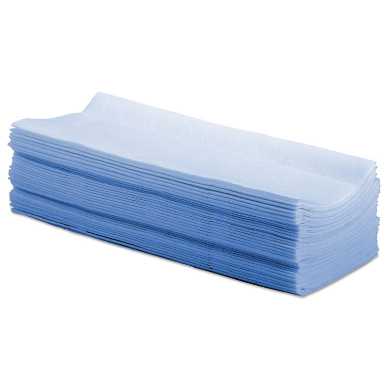 Boardwalk Hydrospun Wipers, 9 x 16.75, Blue, 100 Wipes/Box, 10 Boxes/Carton