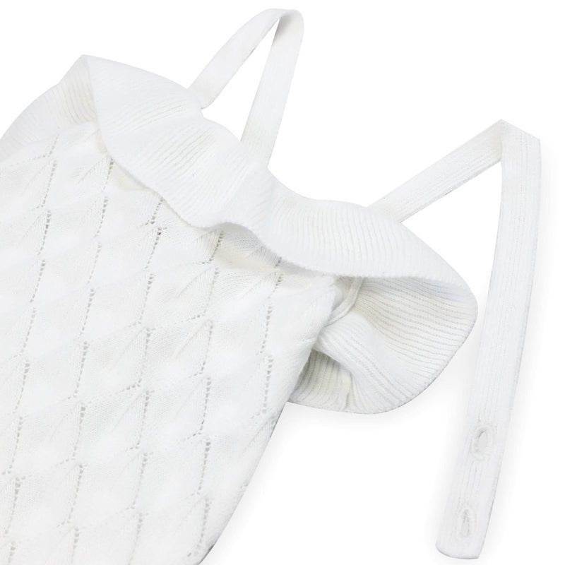 Ruffle Sweater Romper