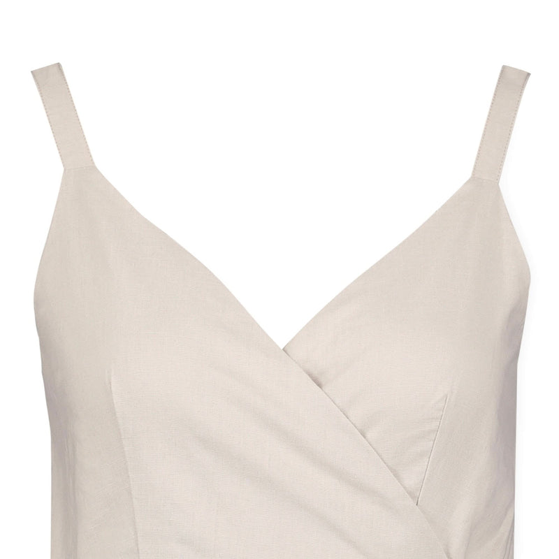 Ruffle Hem Wrap Dress