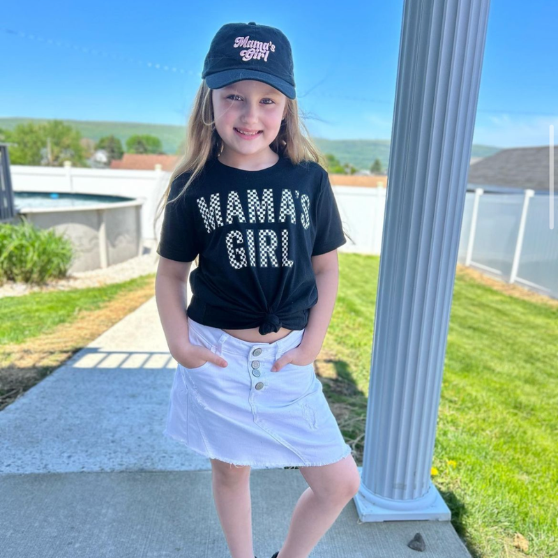 Mama's Girl (Retro) - Child Size Baseball Cap
