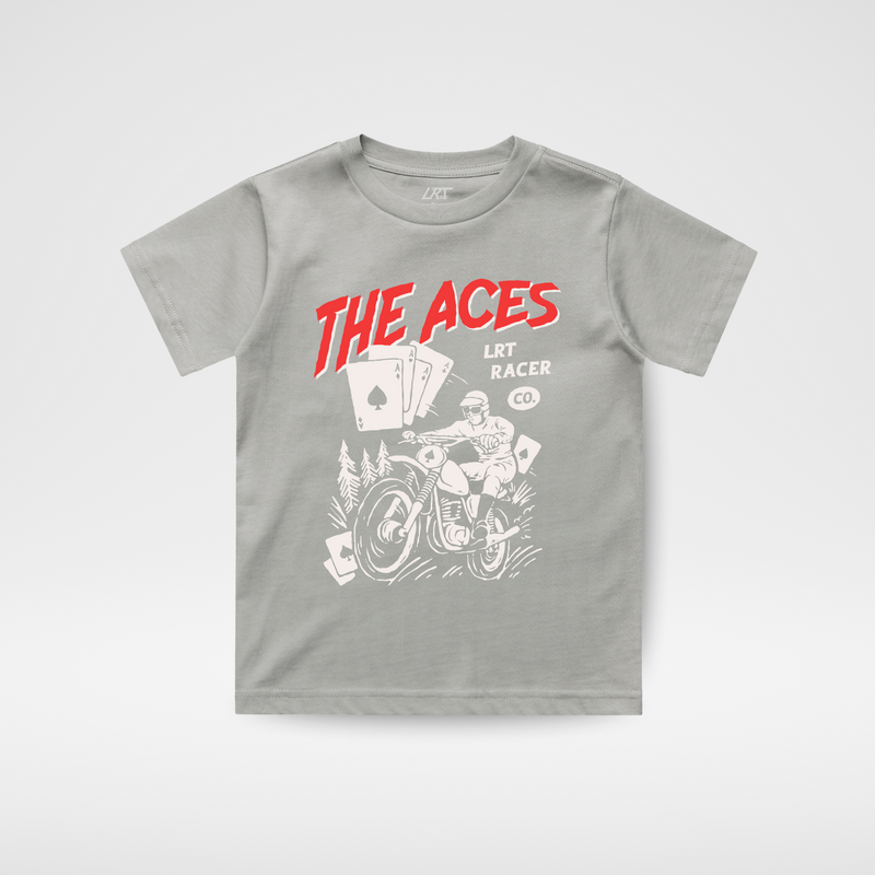 THE ACES TEE - ASH (FRONT ONLY)