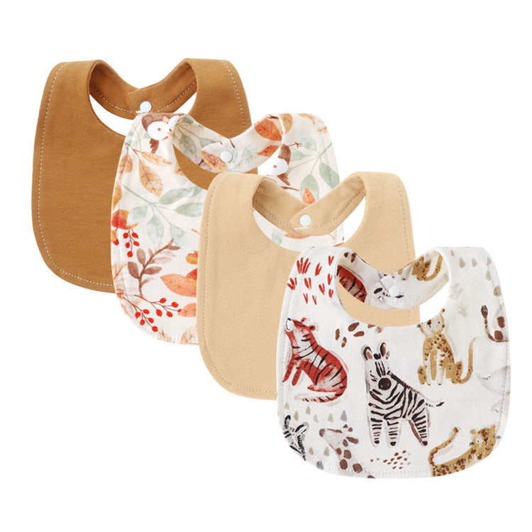 Baby And Infant Bibs Made Of Pure Cotton