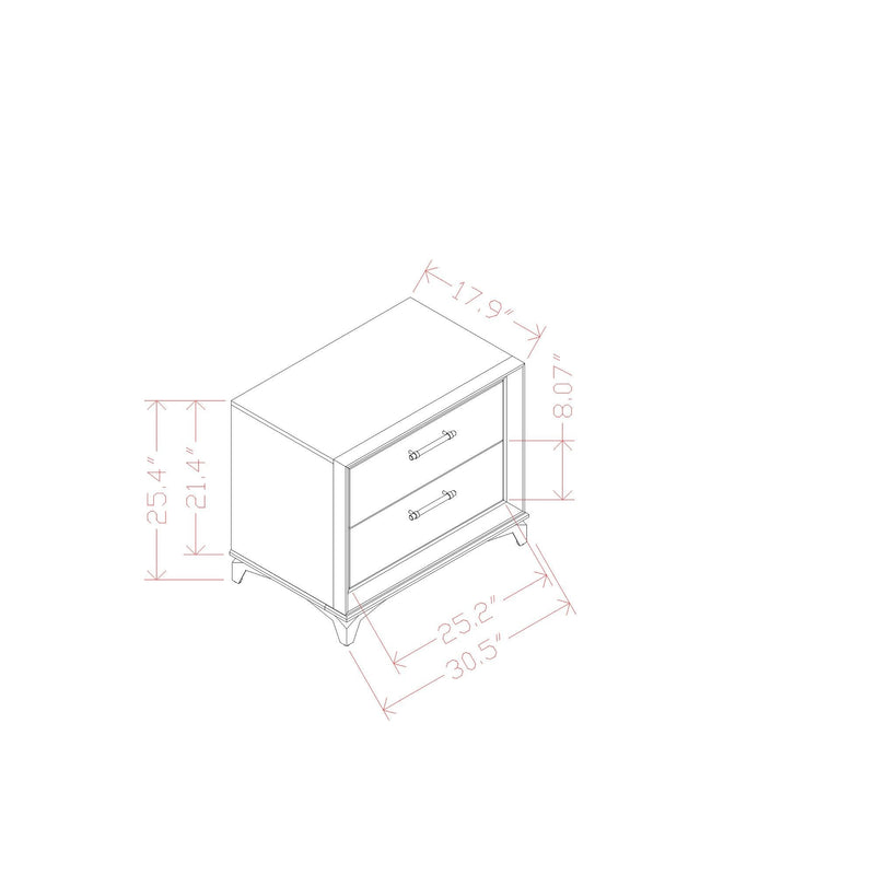 Star - Nightstand - White