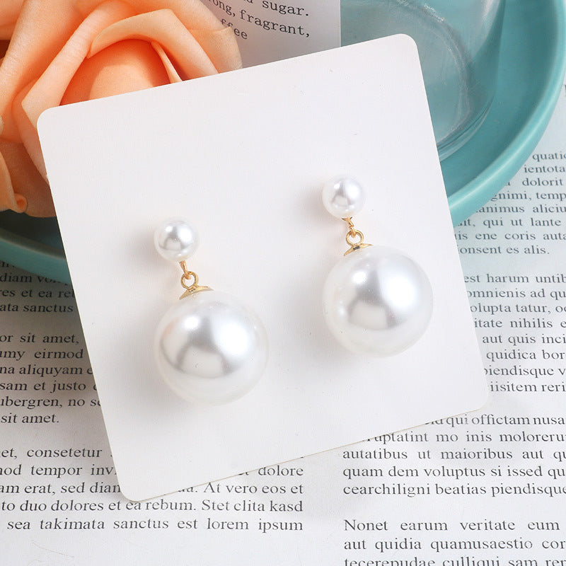 Bubble Pearls Drop Earrings
