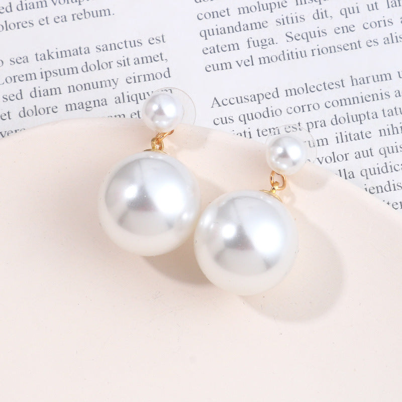 Bubble Pearls Drop Earrings