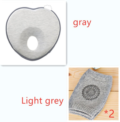 Newborn Anti-Roll Pillow with Flat Head Prevention