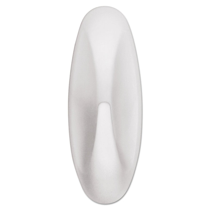 Command General Purpose Designer Hooks, Small/Medium, 3 lb Cap, White, 4 Hooks and 4 Strips/Pack