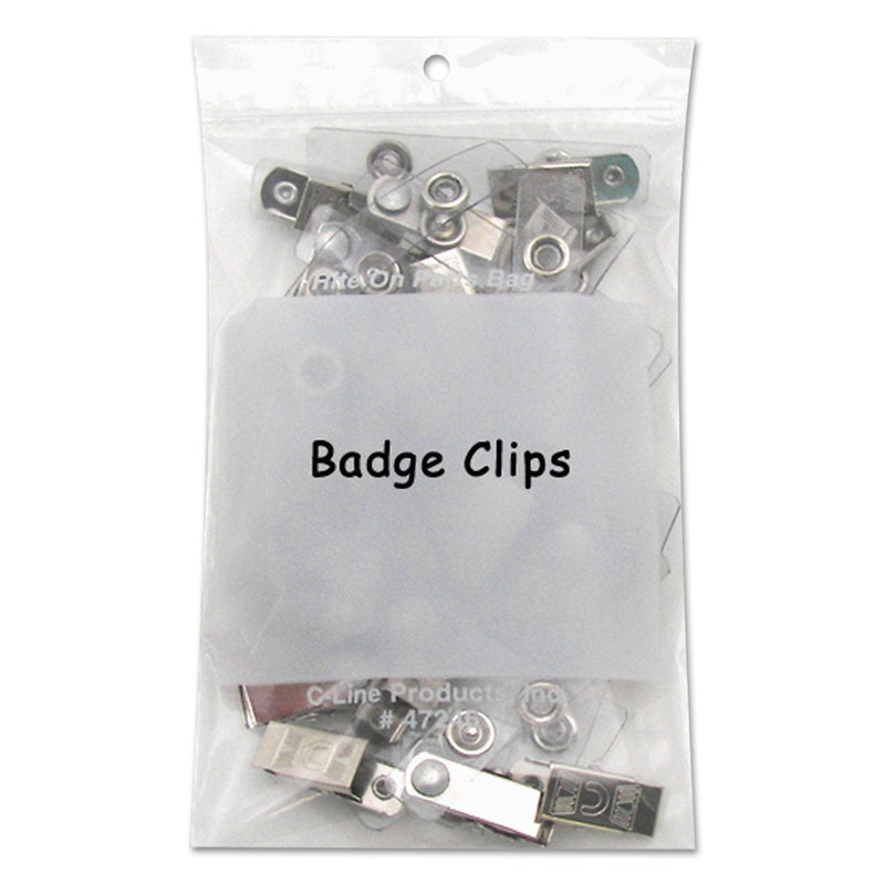 C-Line Write-On Poly Bags, 2 mil, 4" x 6", Clear, 1,000/Carton