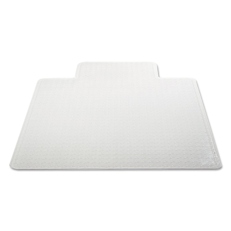 Alera Moderate Use Studded Chair Mat for Low Pile Carpet, 36 x 48, Lipped, Clear