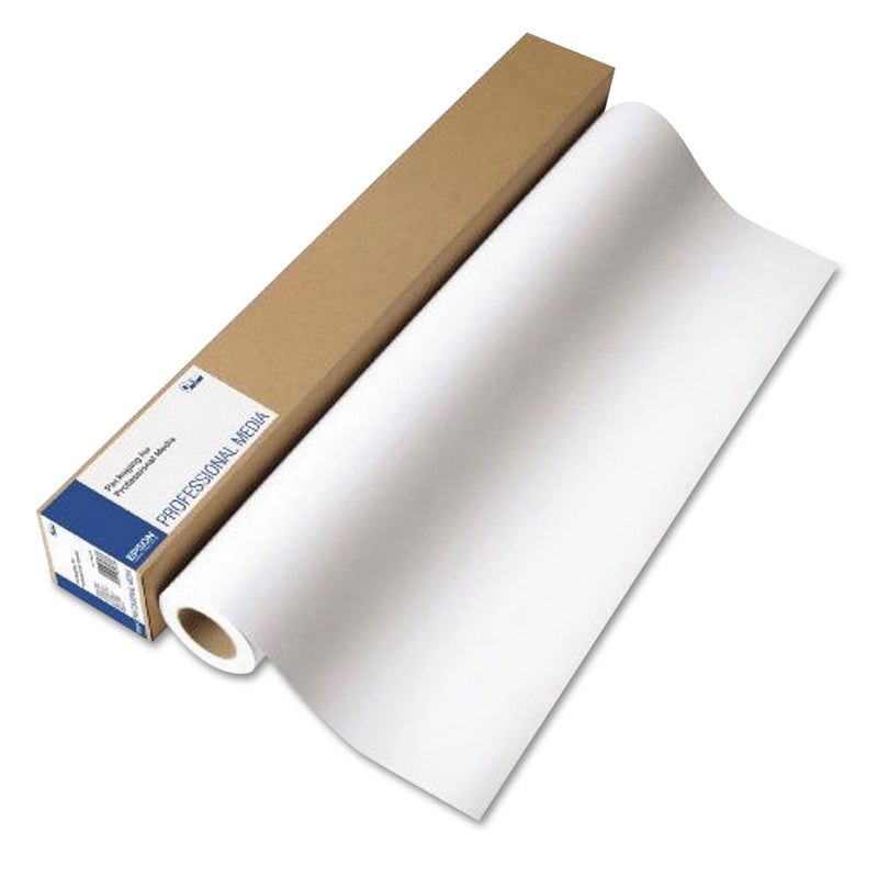 Epson Exhibition Fiber Paper Roll, 12 mil, 17" x 50 ft, Glossy White