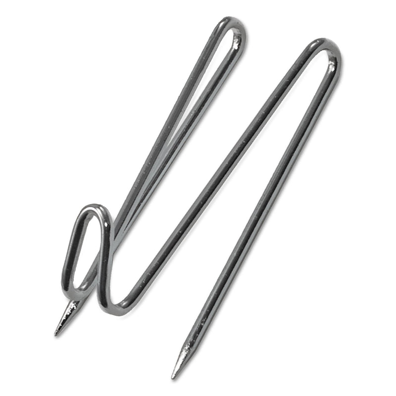 Advantus Panel Wall Wire Hooks, Silver, 25 Hooks/Pack