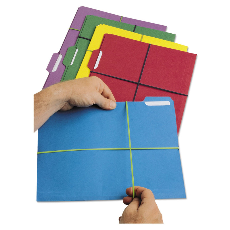 Alliance X-Treme Rubber Bands, Size 117B, 0.08" Gauge, Lime Green, 1 lb Box, 200/Box