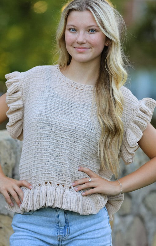 Knit Sweater Top