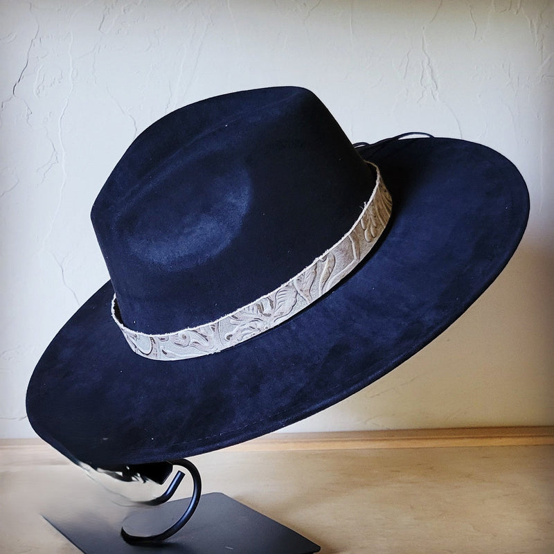 Gilded Cowboy Western Leather Band w/ Choice of Boho Hat 985b