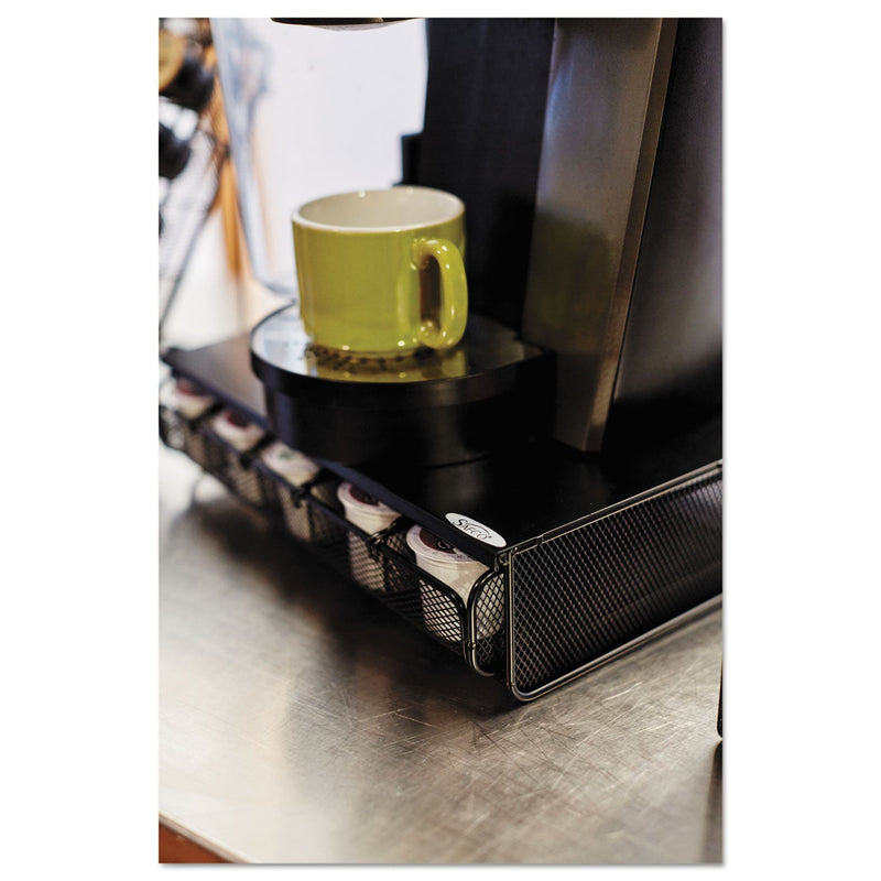 Safco One Drawer Hospitality Organizer, 5 Compartments, 12.5 x 11.25 x 3.25, Black