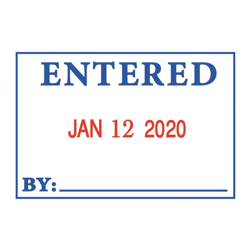 COSCO 2000PLUS 4 in 1 e-Message Dater, 0.94 x 1.75, COMPLETED/EMAILED/ENTERED/SCANNED