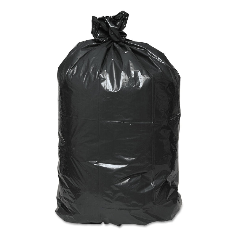 Earthsense Linear Low Density Recycled Can Liners, 56 gal, 2 mil, 43" x 47", Black, 100/Carton
