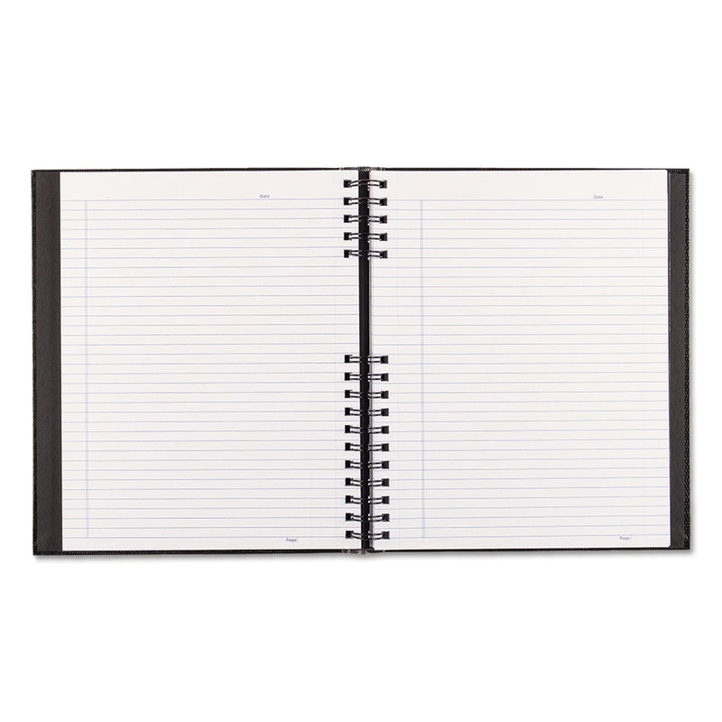 Blueline NotePro Notebook, 1 Subject, Medium/College Rule, Black Cover, 11 x 8.5, 150 Sheets