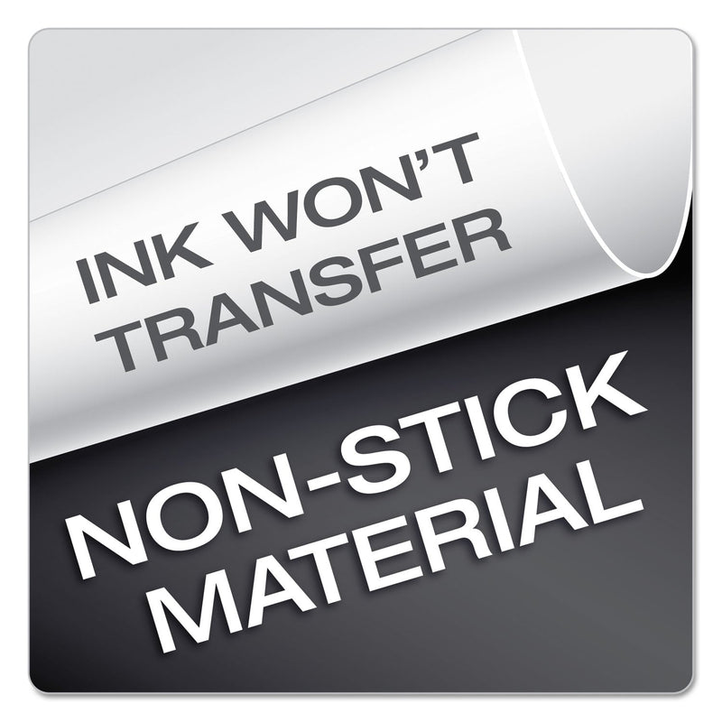 Cardinal Premier Easy Open ClearVue Locking Round Ring Binder, 3 Rings, 2" Capacity, 11 x 8.5, Black