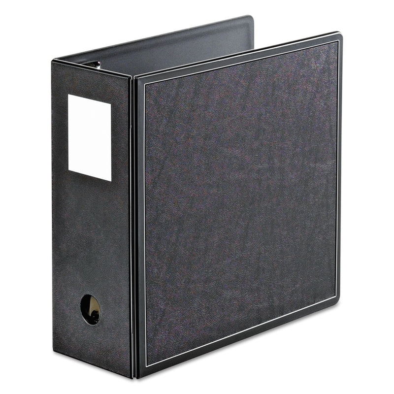 Cardinal SuperLife Easy Open Locking Slant-D Ring Binder, 3 Rings, 5" Capacity, 11 x 8.5, Black