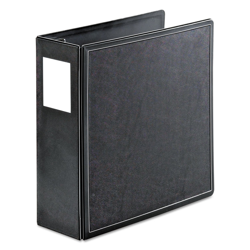 Cardinal SuperLife Easy Open Locking Slant-D Ring Binder, 3 Rings, 4" Capacity, 11 x 8.5, Black