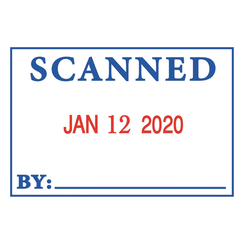 COSCO 2000PLUS 4 in 1 e-Message Dater, 0.94 x 1.75, COMPLETED/EMAILED/ENTERED/SCANNED