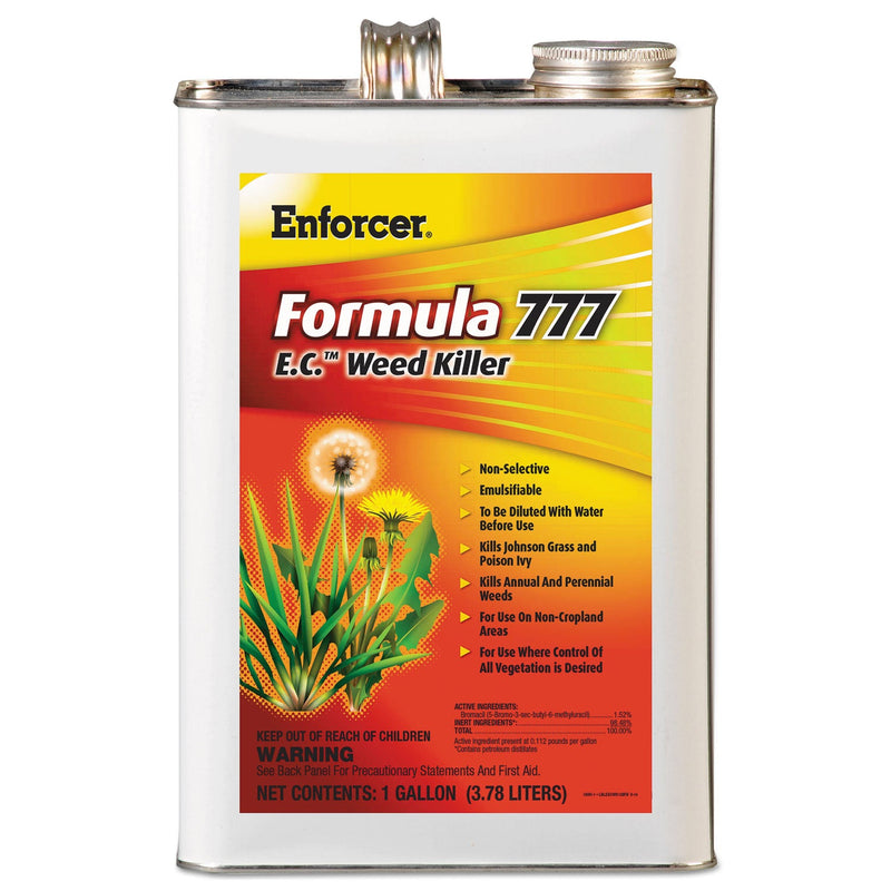 Enforcer Formula 777 E.C. Weed Killer, Non-Cropland, 1 gal Can, 4/Carton