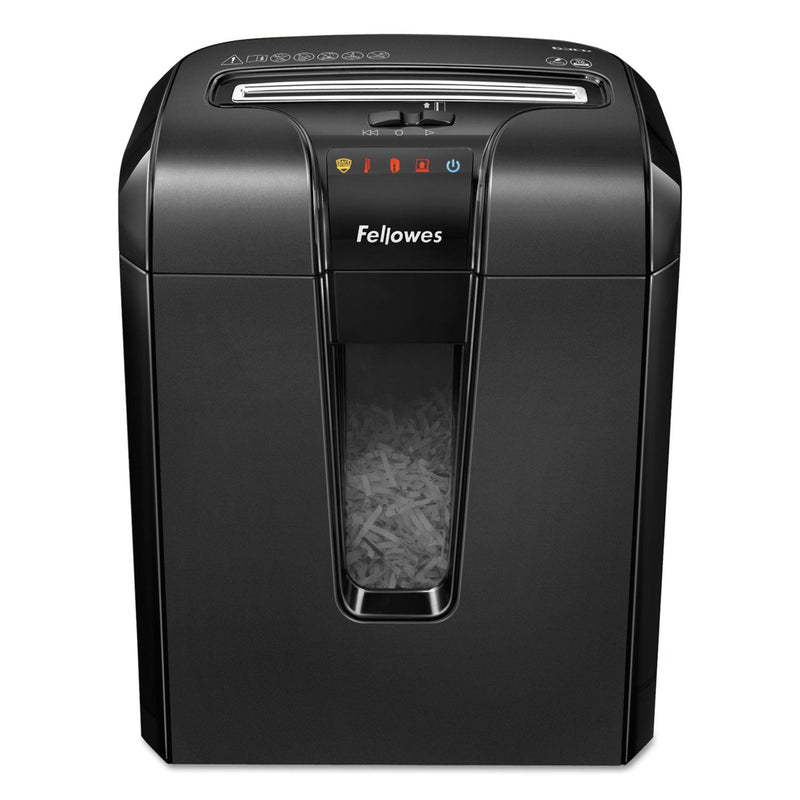 Fellowes Powershred 63Cb Cross-Cut Shredder, 10 Manual Sheet Capacity