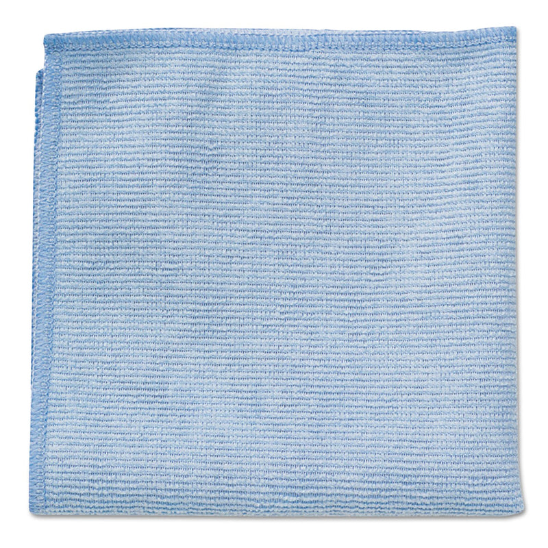 Rubbermaid Microfiber Cleaning Cloths, 16 x 16, Blue, 24/Pack