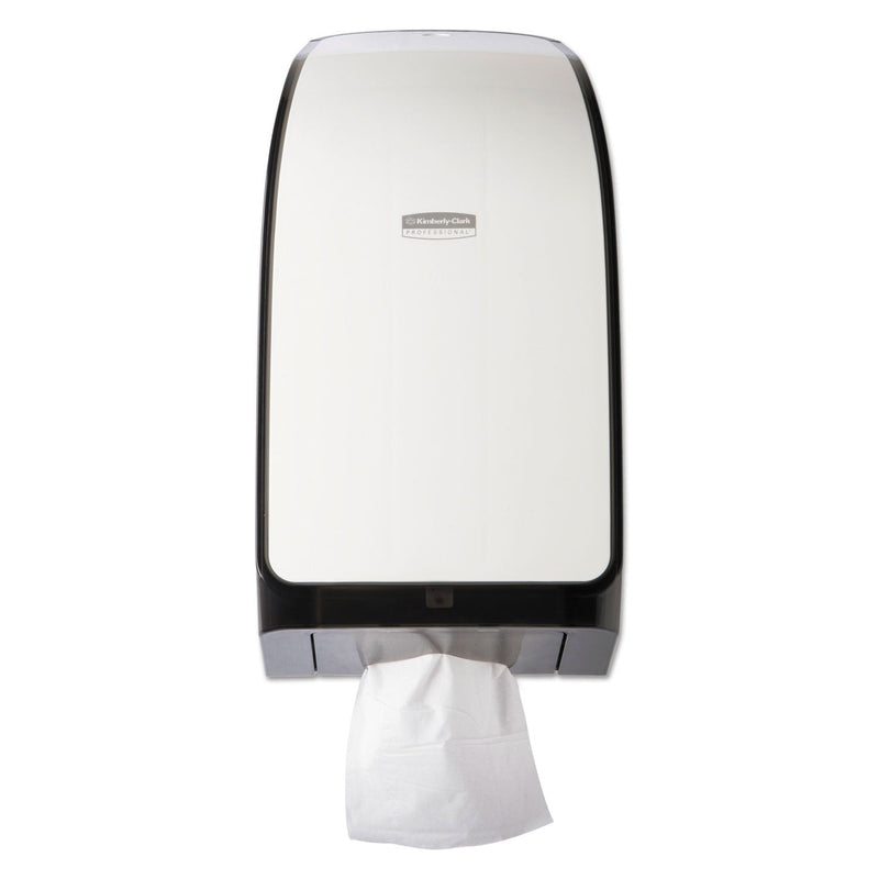 Scott Control Hygienic Bathroom Tissue Dispenser, 7.38 x 6.38 x 13.75, White