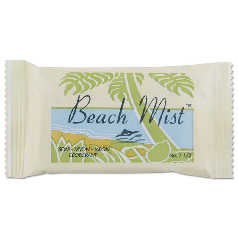 Beach Mist Face and Body Soap, Beach Mist Fragrance, # 1 1/2 Bar, 500/Carton