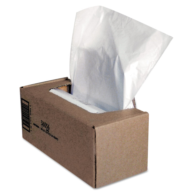 Fellowes Shredder Waste Bags, 25 gal Capacity, 50/Carton