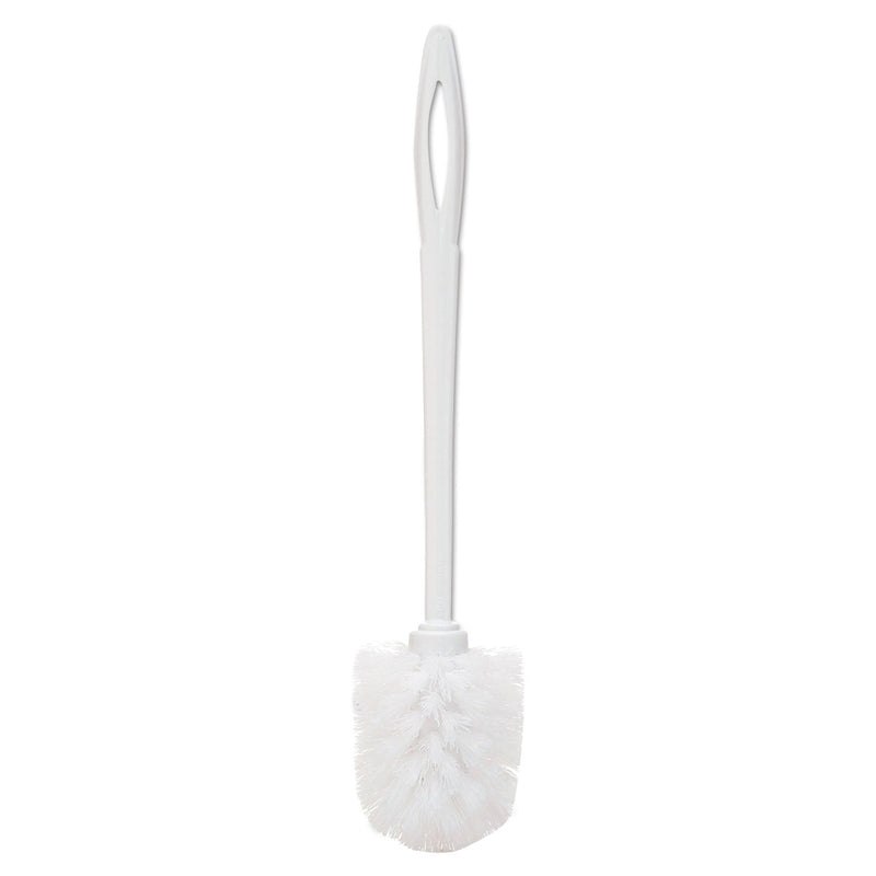 Rubbermaid Toilet Bowl Brush, 10" Handle, White