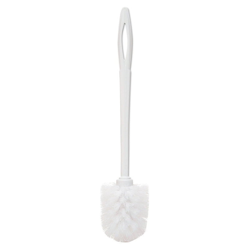 Rubbermaid Toilet Bowl Brush, 10" Handle, White