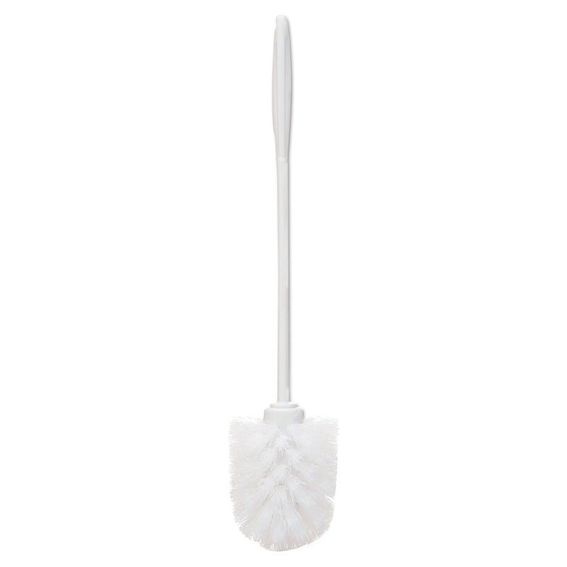 Rubbermaid Commercial-GradeToilet Bowl Brush, 10" Handle, White, 24/Carton