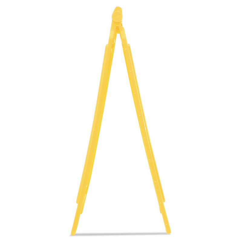 Rubbermaid Caution Wet Floor Sign, 11 x 12 x 25, Bright Yellow