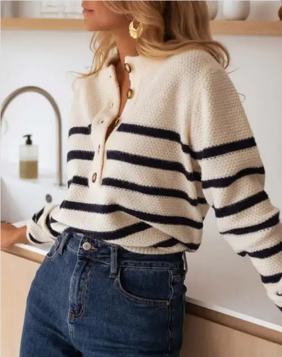 Striped Pullover Sweater