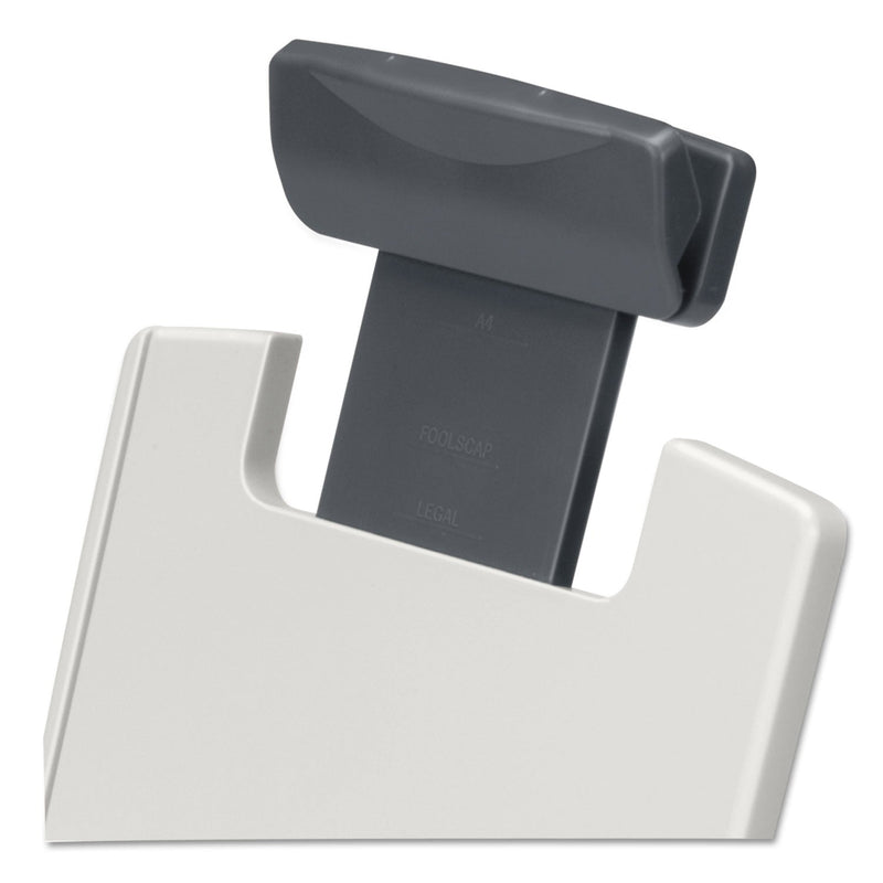 Fellowes Flex Arm Weighted Base Copyholder,150 Sheet Capacity, Plastic, Platinum/Graphite