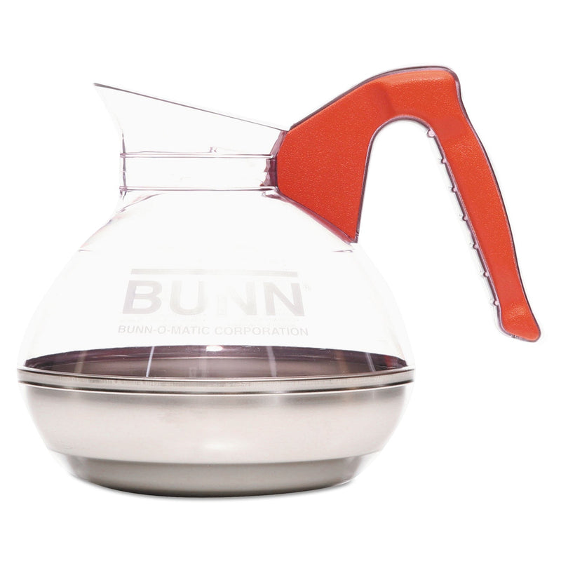 BUNN 64 oz. Easy Pour Decanter, Orange Handle