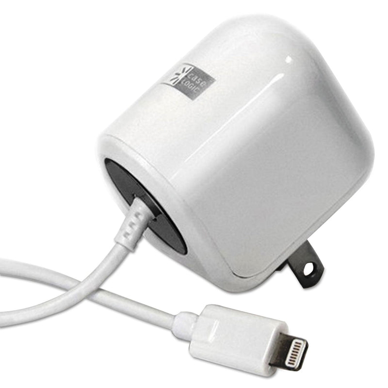 Case Logic Dedicated Lightning Home Charger, 2.1 Amp, White