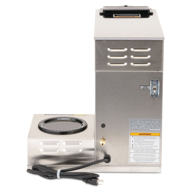 BUNN CWTF-3 Three Burner Automatic Coffee Brewer, 12-Cup, Black/Stainless Steel