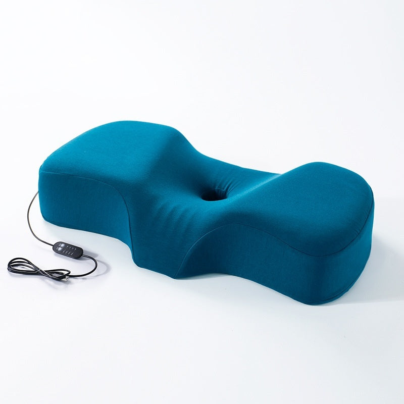 USB Heated Memory Foam Pillow – Slow-Rebound Warmth for Neck & Back Pain Relief