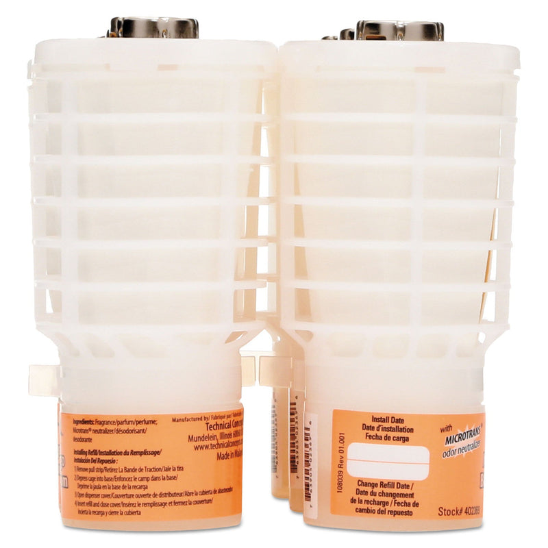 Rubbermaid TCell Microtrans Odor Neutralizer Refill, Mango Blossom, 48 mL, 6/Carton