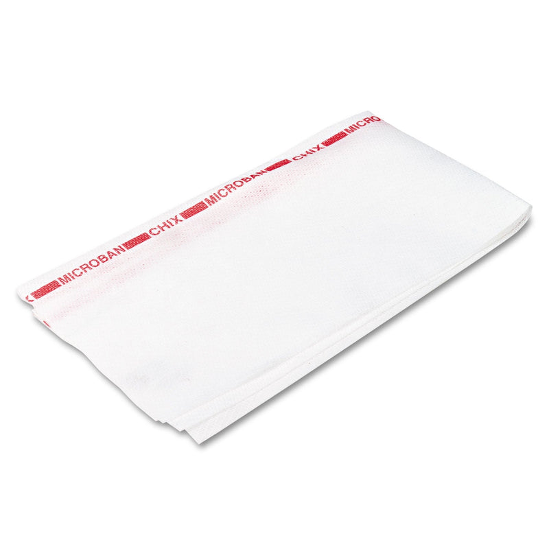 Chix Reusable Food Service Towels, Fabric, 13 x 24, White, 150/Carton