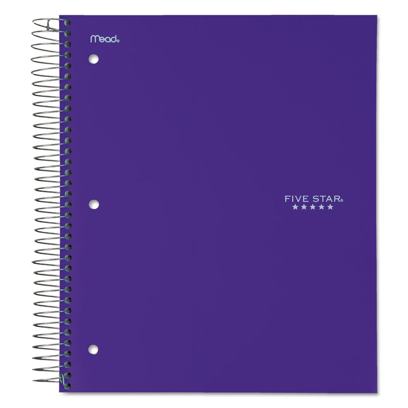 Five Star Trend Wirebound Notebook, 5 Subject, 4 Pockets, Medium/College Rule, Randomly Assorted Covers, 11 x 8.5, 200 Sheets